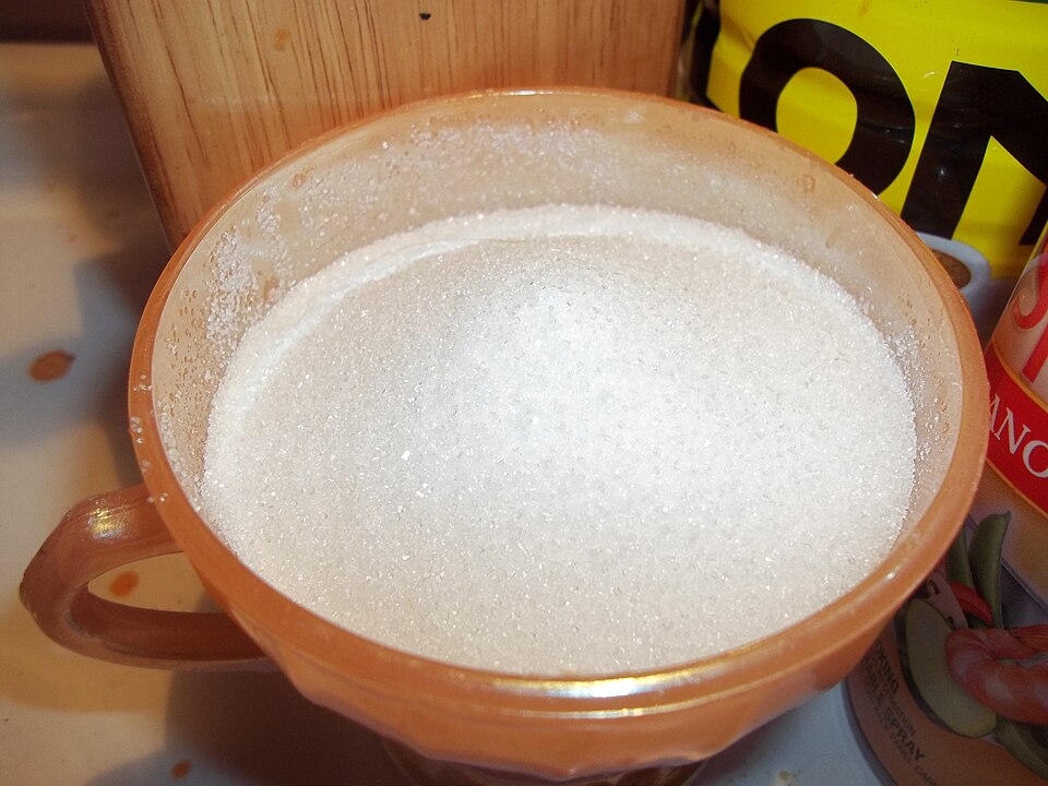 1. White sugar (Refined sugar)