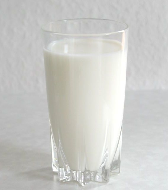 1. Glass of milk